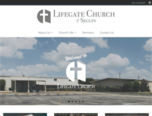 Tablet Screenshot of lifegateseguin.com